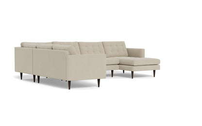 Wallace 130" Corner Sectionals w. Right Chaise - Curious Pearl