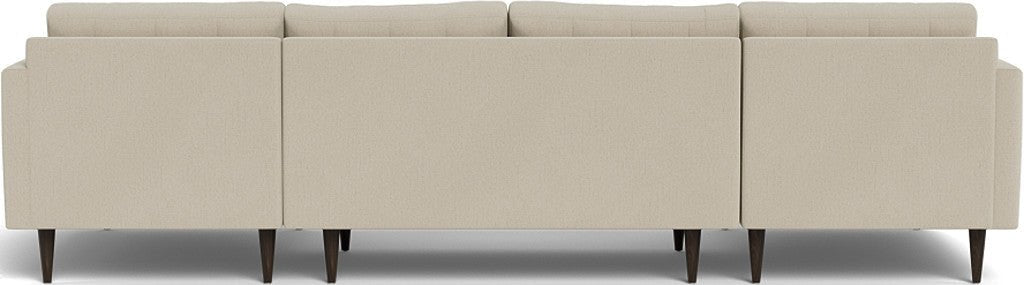 Wallace 126" Double Chaise U Sectional - Curious Pearl