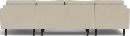 Wallace 126" Double Chaise U Sectional - Curious Pearl