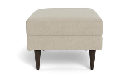 Wallace Untufted Ottoman - Curious Pearl