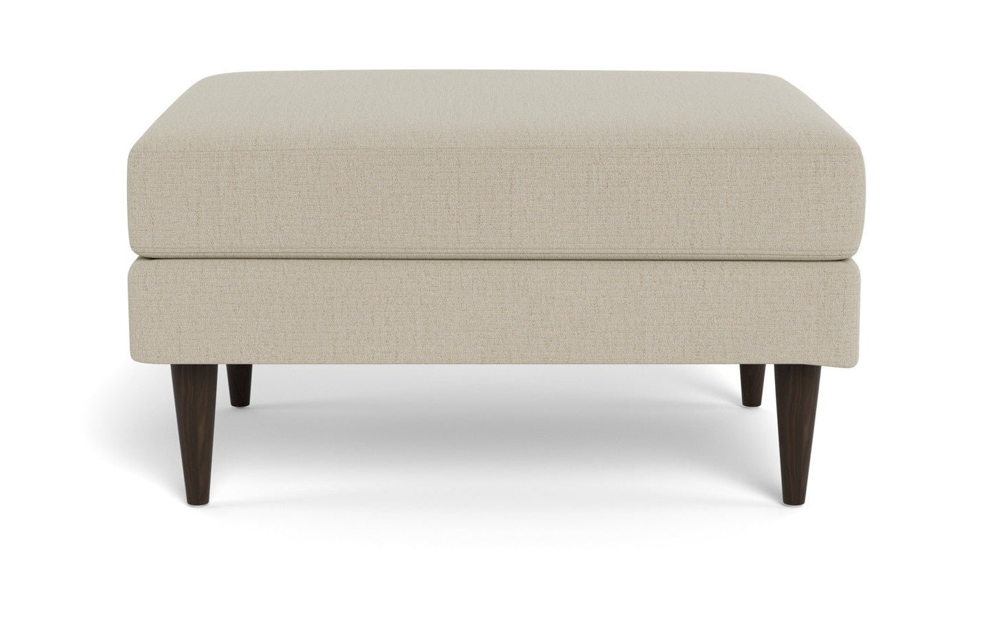 Wallace Untufted Ottoman - Curious Pearl