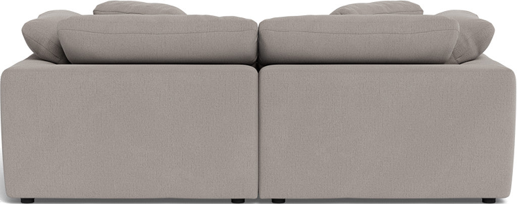 Fluffy 89" 2 Piece Sofa w/Otto - Curious Silverpine