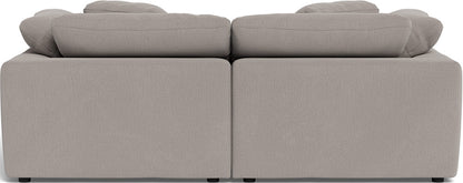 Fluffy 89" 2 Piece Sofa w/Otto - Curious Silverpine