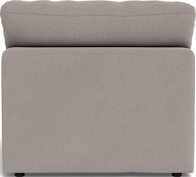 Fluffy Small Armless Chair - Curious Pearl