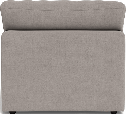 Fluffy Small Armless Chair - Curious Pearl