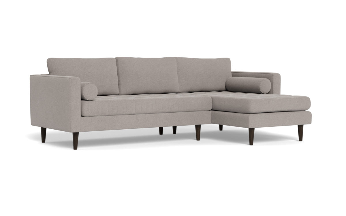 Ladybird 102" Right Chaise Sectional - Curious Silverpine