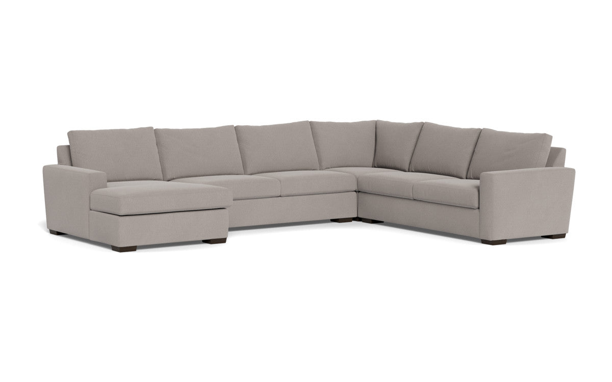 Mesa 156" Corner Sectionals w. Left Chaise - Curious Silverpine