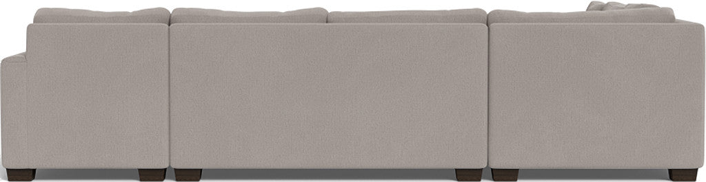 Track 141" Corner Sectionals w. Right Chaise - Curious Silverpine