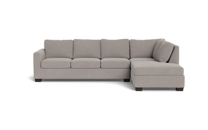 Track 121" Right Chaise Sleeper Sectional - Curious Silverpine