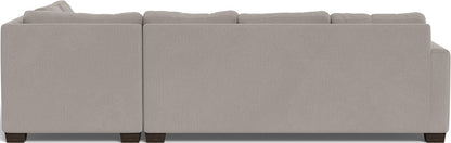 Track 121" Right Chaise Sleeper Sectional - Curious Silverpine