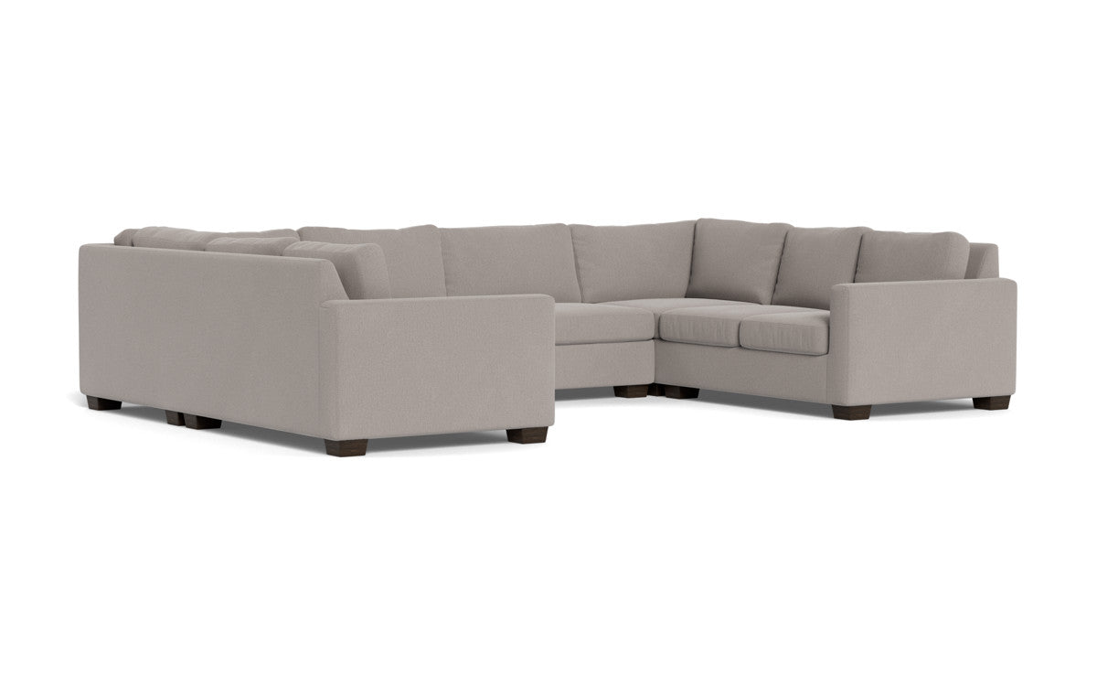 Track 141" Corner Sofa U Sectional - Curious Silverpine