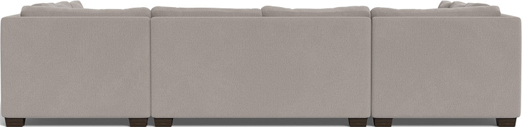 Track 141" Corner Sofa U Sectional - Curious Silverpine