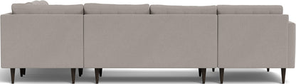 Wallace 130" Corner Sectionals w. Left Chaise - Curious Silverpine