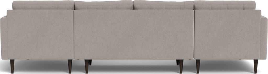 Wallace 126" Double Chaise U Sectional - Curious Silverpine