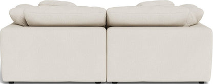 Fluffy 89" 2 Piece Sofa w/Otto - Curious Snow