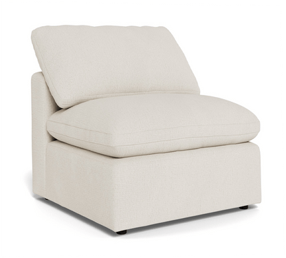 Fluffy Small Armless Chair - Curious Snow