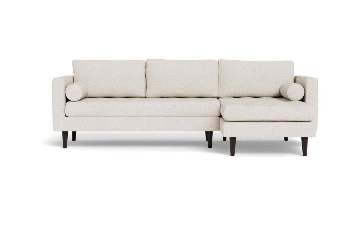 Ladybird 102" Right Chaise Sectional - Curious Snow