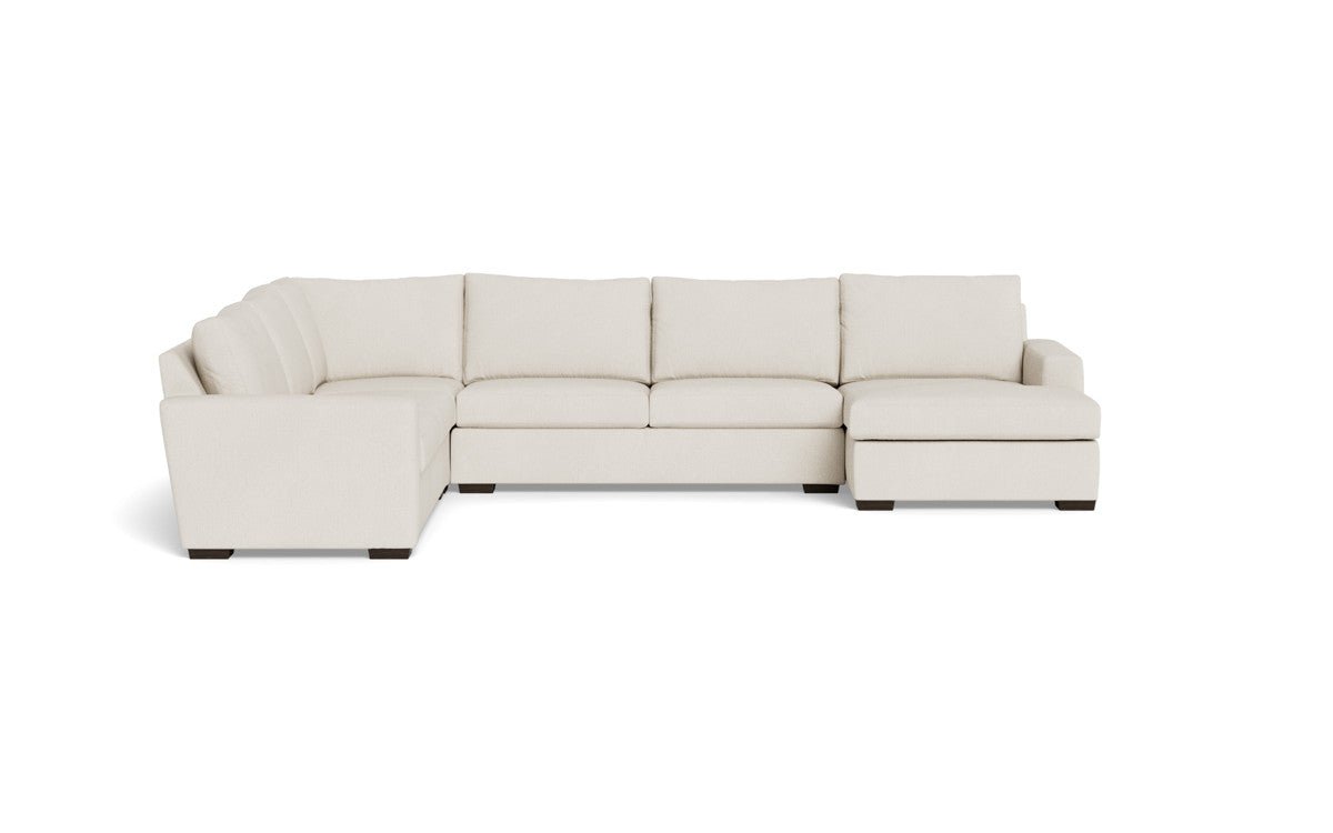 Mesa 156" Corner Sectionals w. Right Chaise - Curious Snow