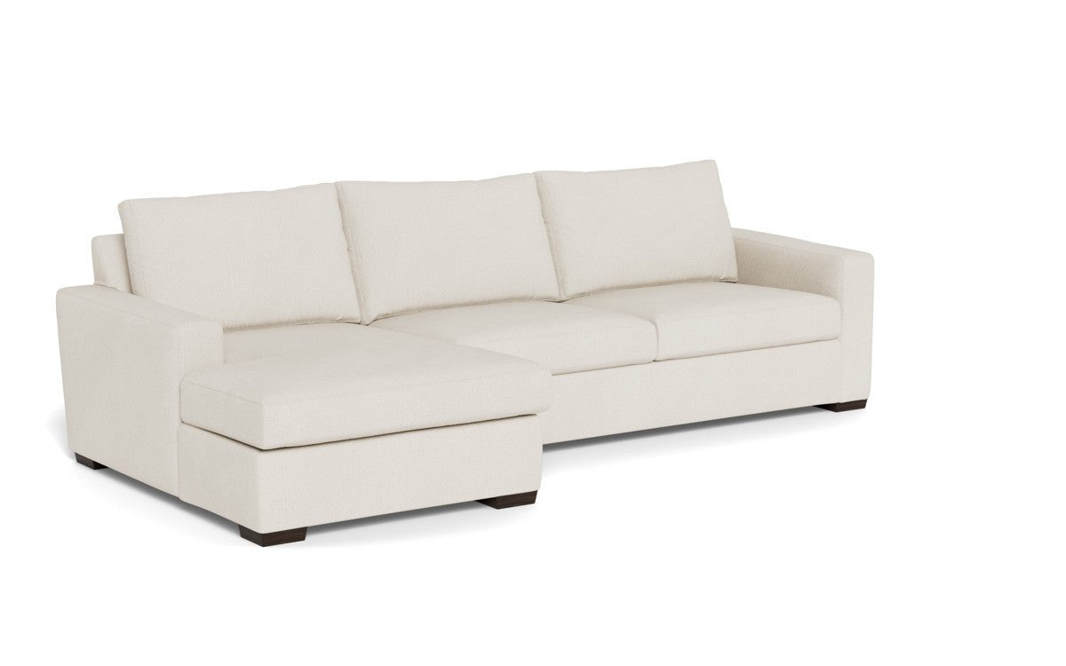 Mesa 123" Left Chaise Sectional - Curious Snow