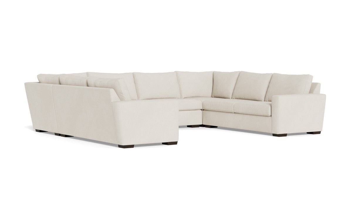 Mesa 154" Condo U Sectional - Curious Snow
