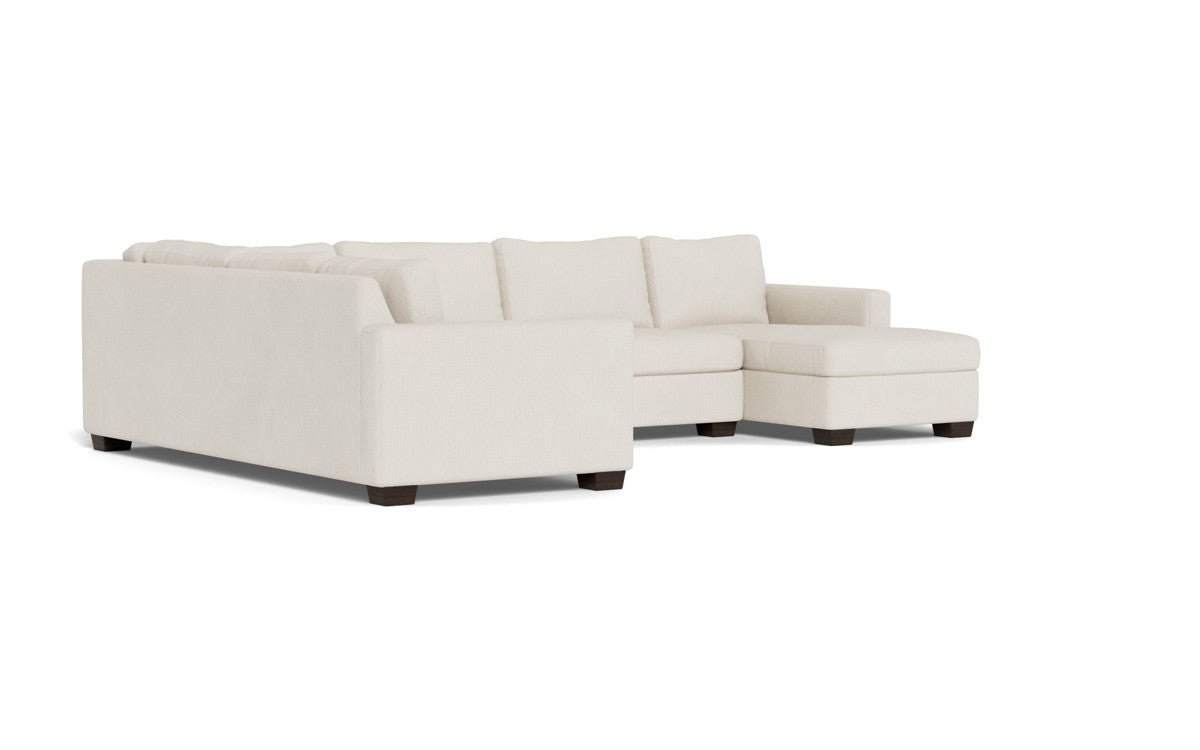 Track 141" Corner Sectionals w. Right Chaise - Curious Snow