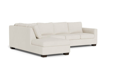 Track 121" Left Chaise Sleeper Sectional - Curious Snow