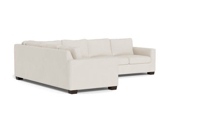 Track 121" Left Corner Sectional - Curious Snow