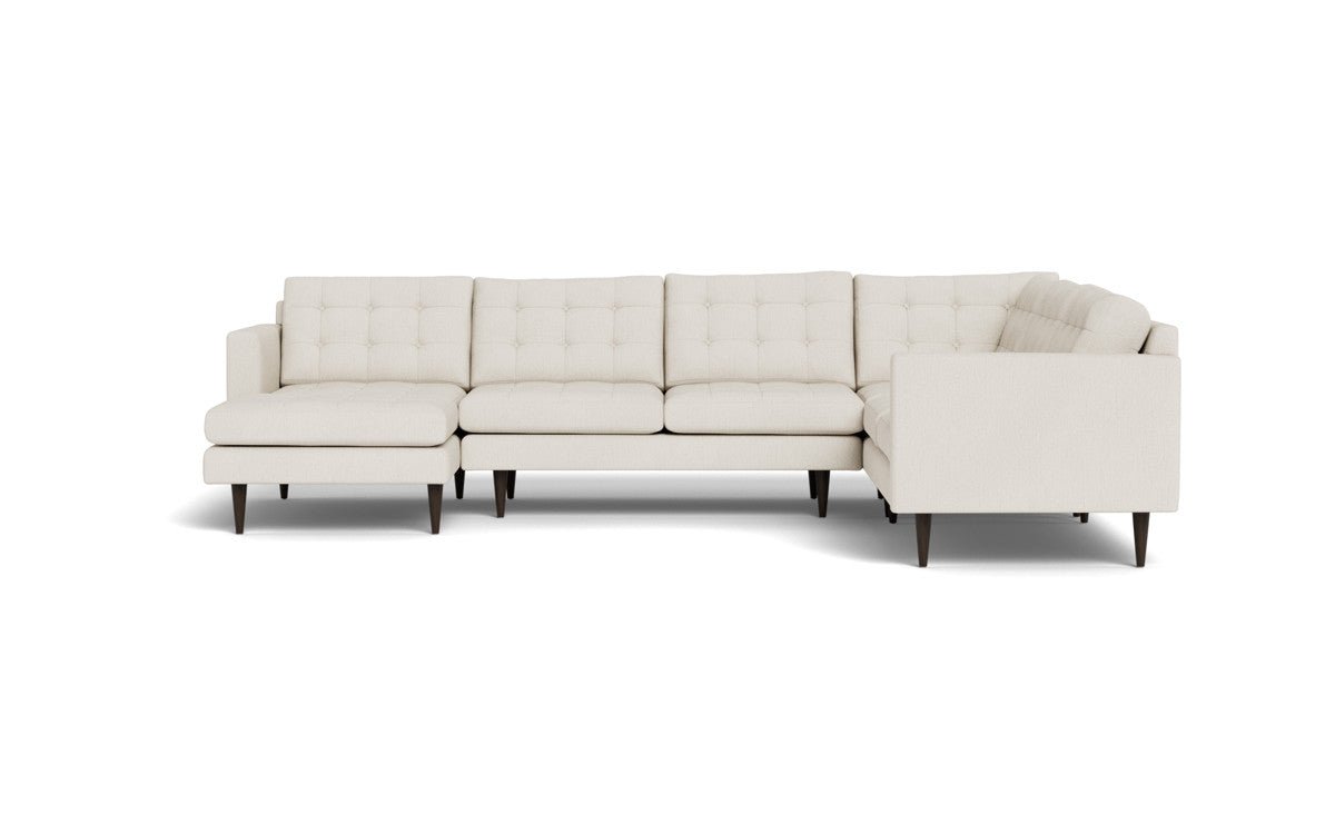 Wallace 130" Corner Sectionals w. Left Chaise - Curious Snow