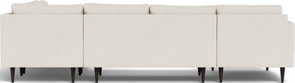 Wallace 130" Corner Sectionals w. Left Chaise - Curious Snow