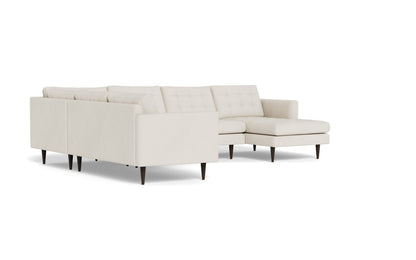 Wallace 130" Corner Sectionals w. Right Chaise - Curious Snow