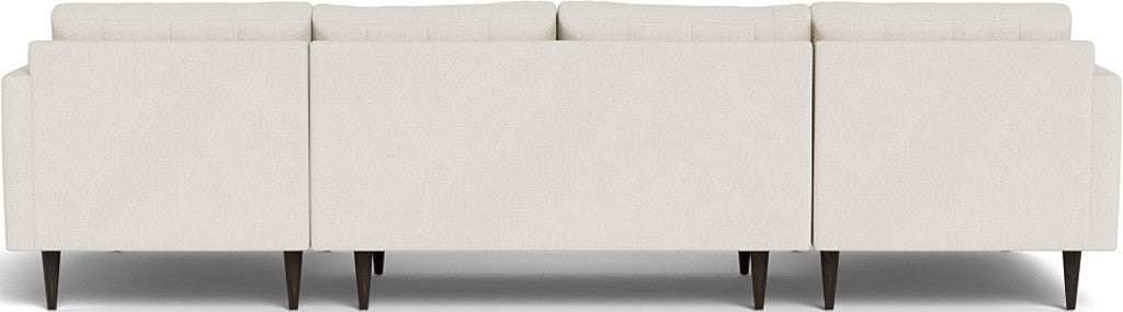 Wallace 126" Double Chaise U Sectional - Curious Snow