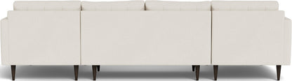 Wallace 126" Double Chaise U Sectional - Curious Snow