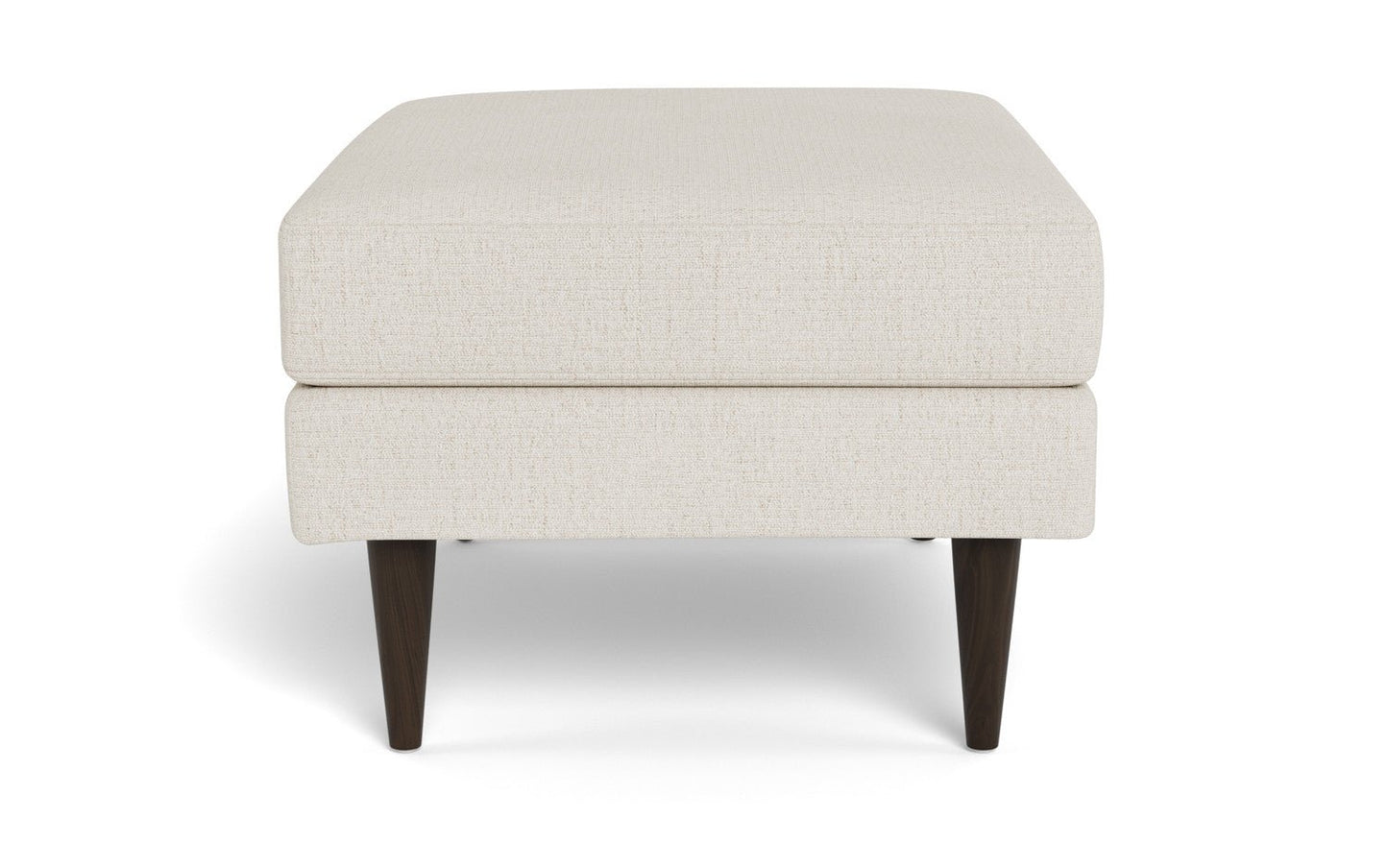 Wallace Untufted Ottoman - Curious Snow