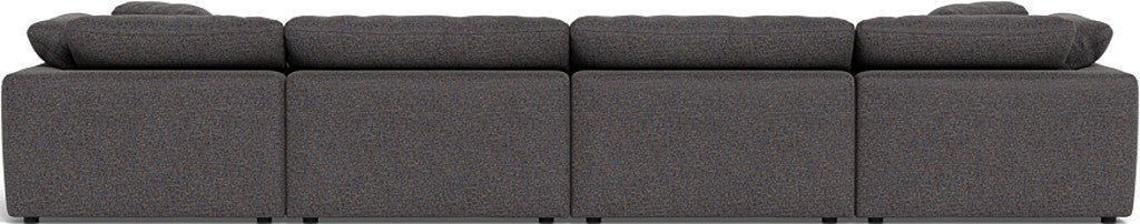 Fluffy 178" 4 Piece Sectional W/Double Otto - Cordova Eclipse