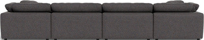 Fluffy 178" 4 Piece Sectional W/Double Otto - Cordova Eclipse