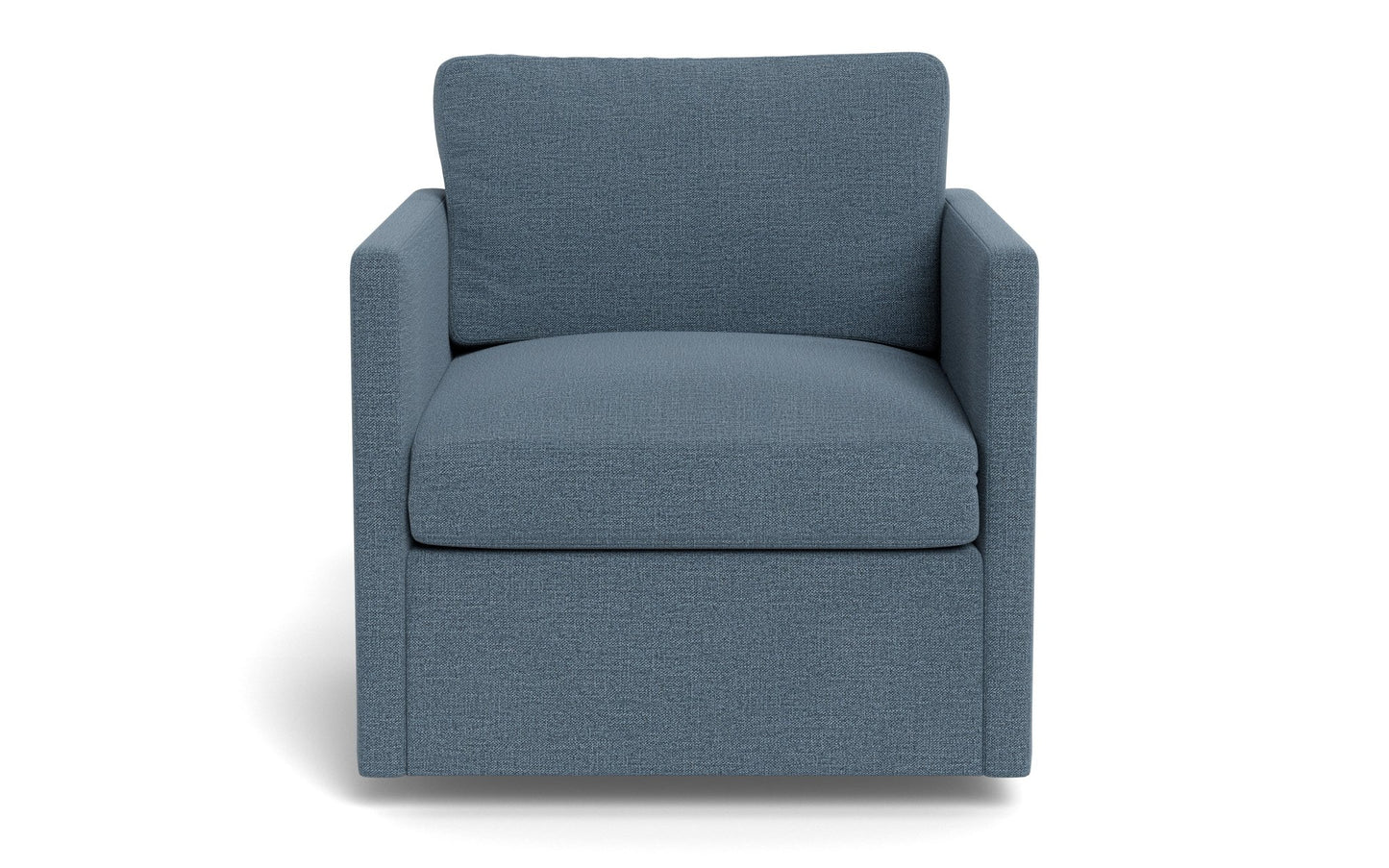 Crestview Swivel Arm Chair - Elliot French Blue