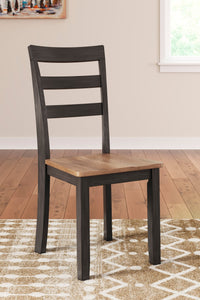 Georgina Side Chairs (set of 2) - Natural Brown