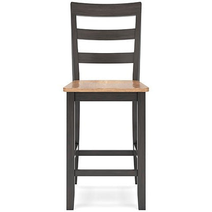 Georgina Counter Stools (set of 2) - Natural Brown