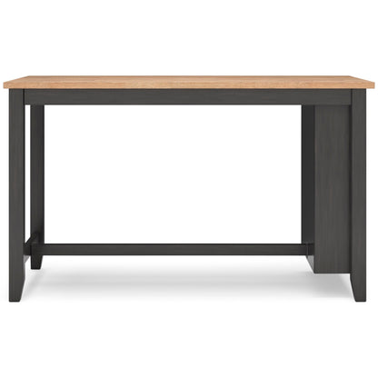 Georgina Counter Table - Natural Brown