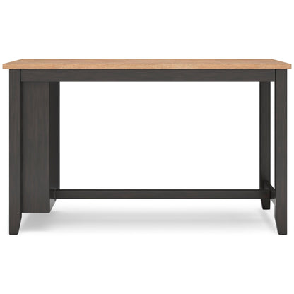 Georgina Counter Table - Natural Brown
