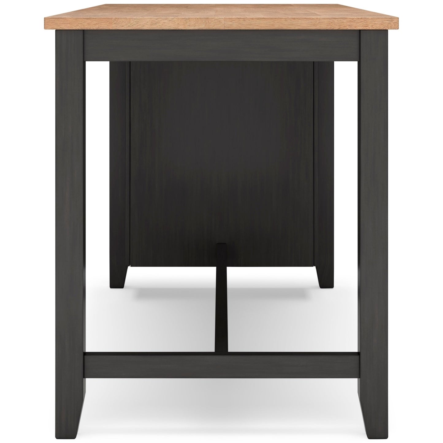 Georgina Counter Table - Natural Brown