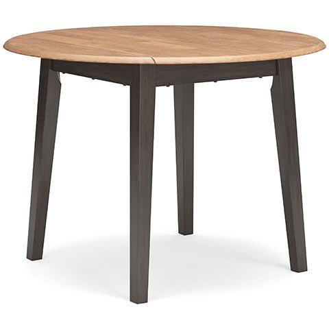 Georgina Round Table - Natural Brown