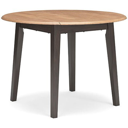 Georgina Round Table - Natural Brown