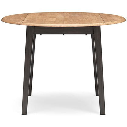 Georgina Round Table - Natural Brown