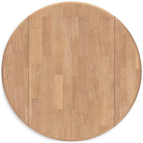 Georgina Round Table - Natural Brown