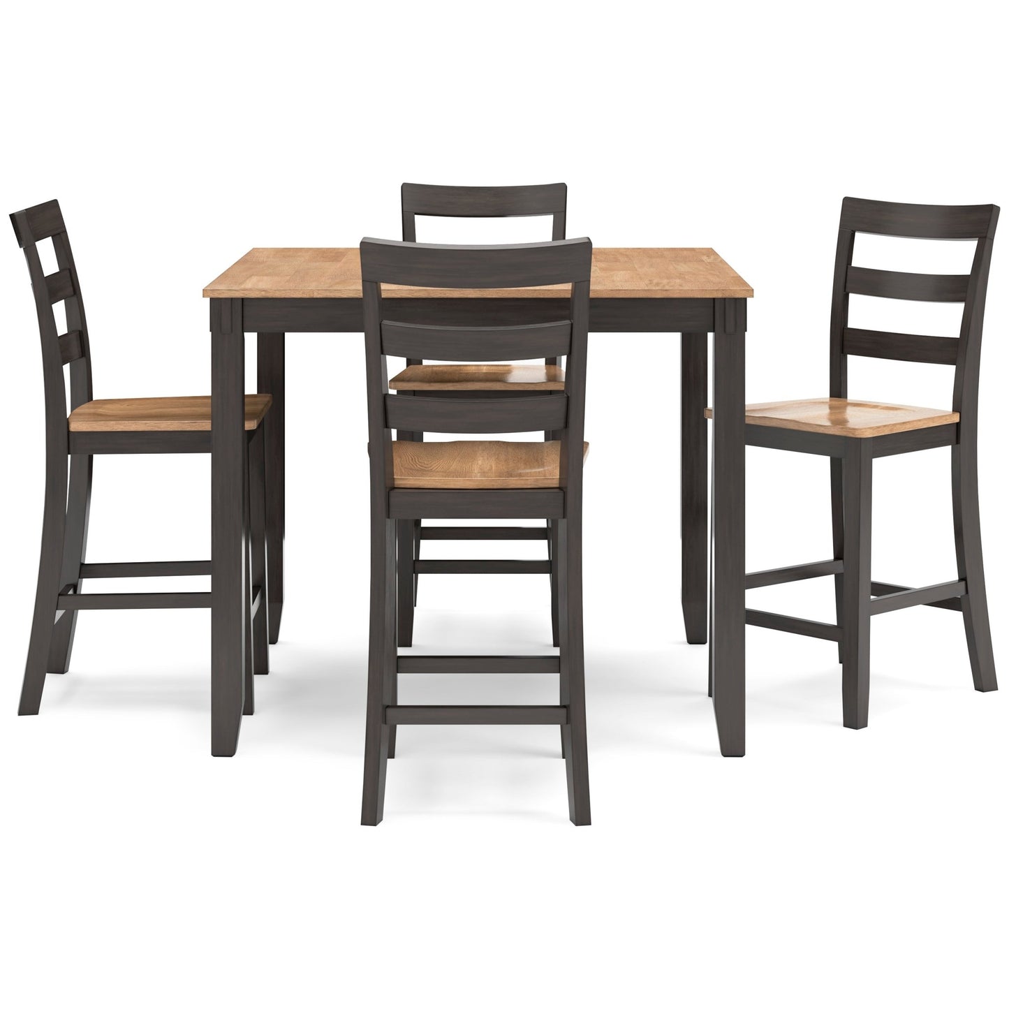 Georgina 5pc Dining Set - Natural Brown