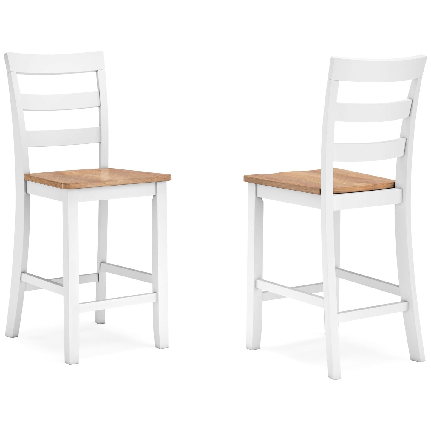 Georgina Counter Stools (set of 2) - Natural White