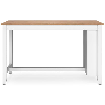Georgina Counter Table - Natural White