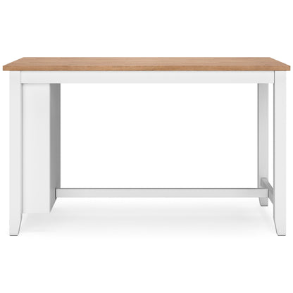 Georgina Counter Table - Natural White