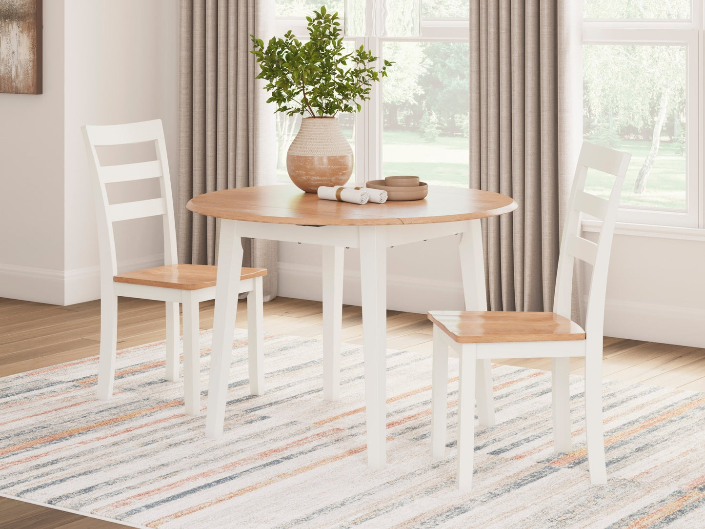 Georgina Round Table - Natural White
